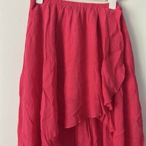 Annabelle Women's Pink and Red Skirt